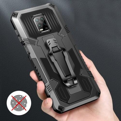 Funda Case for Xiaomi Redmi Note 10 Pro 10S Max Redmi Note 9S Poco X3 NFC M3 Armor Shockproof Coque Back Clip Phone Case Cover