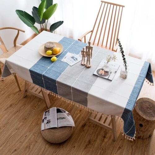 HPUTEXINE Linen Tablecloths On The Table