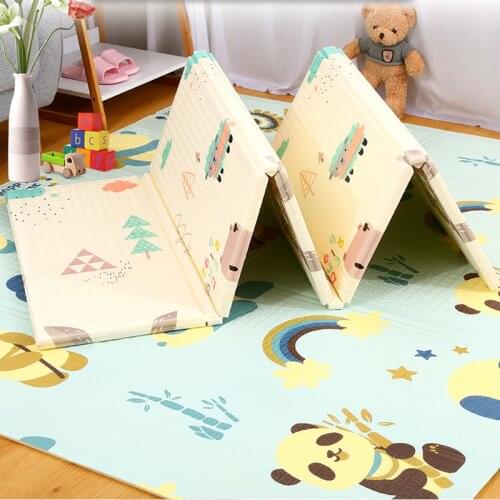 Mat For Children Folding Baby Play Mat Waterproof Xpe Puzzle Childrens Carpet Soft Toddler Climbing Pad Games Toys Kids Rug