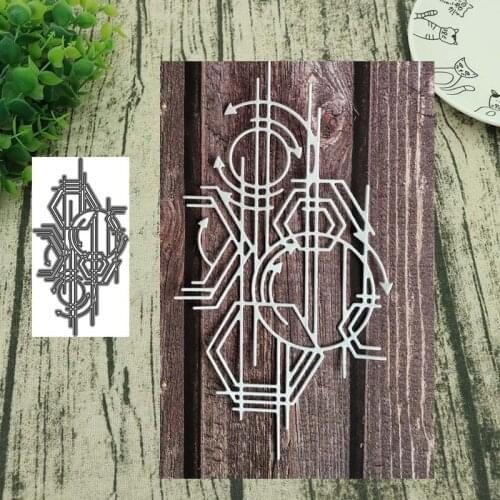 AddyCraft Metal Cutting Dies Geometric shape Stencils for DIY Scrapbook Photo Album Paper Card Decorative Craft Embossing Die