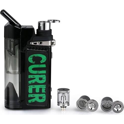 Curer 3-in-1 Temperature Control Dry Herb & Wax Concentrates & Thick Oil Baking Electric Dab Rig Kit