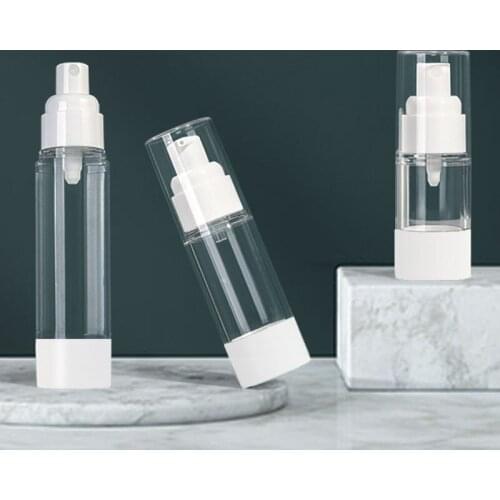 Transparent Press Spray Bottle Cosmetic Sub-Bottling Lotion Empty Bottle Soap Dispenser Airless Bottle Plastic Spray Bottles