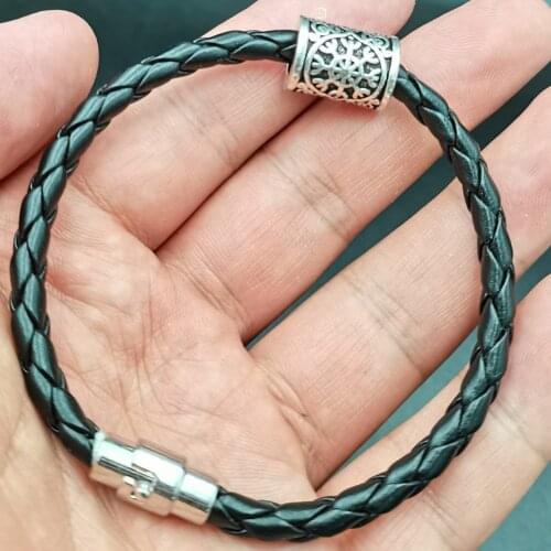 Viking Rune Bead Bracelet Amulet Viking Bracelet Rune bead DIY bracelet men jewelry