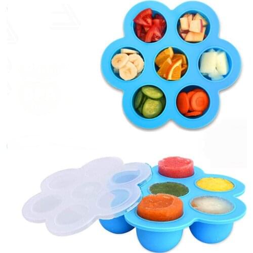 Silicone Egg Bites Molds Baby Food Storage Containers Freezer Trays with Lid Instant Pot Accessories Fits Instant Pot 5,6,8 qt