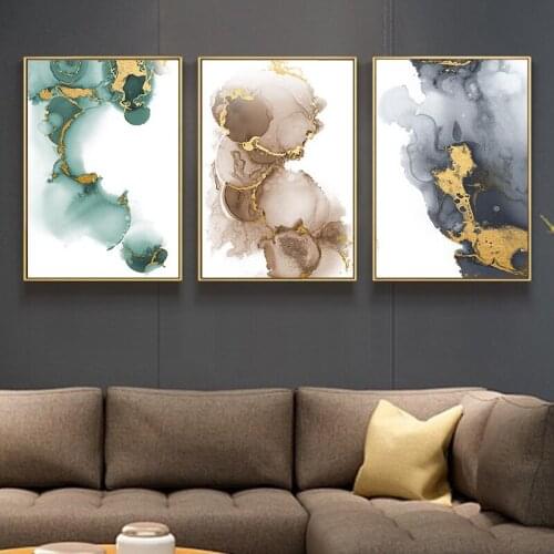 Modern Color Ink Bubble Trail Abstract Wall Poster Minimalist Canvas Print Decorative Painting Art Home Decoration Picture