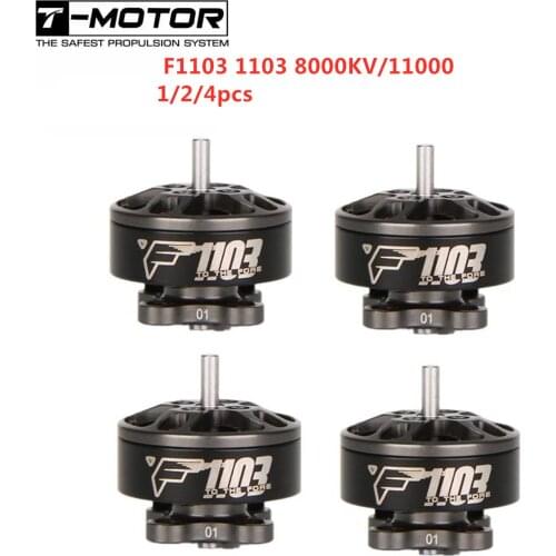 T-Motor F1103 1103 8000KV 11000KV 2-3S Brushless FPV Motor for RC FPV Racing Toothpick tinywhoop cinewhoop Drone