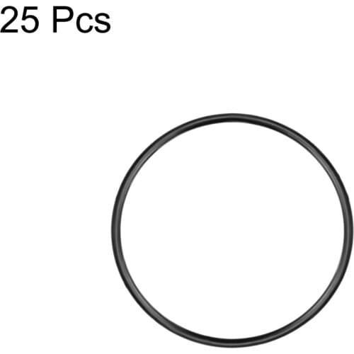 Uxcell O-Rings Nitrile Rubber 33mm Inner Diameter 36mm OD 1.5mm Width Round Seal Gasket 25 Pcs