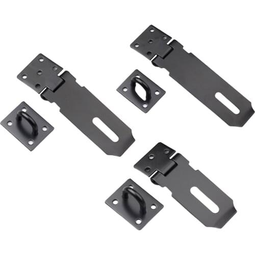Thickened Lock Plate Heavy Duty Hasp Latch Padlock Clasp Staple Window Furniture Hardware Accessories