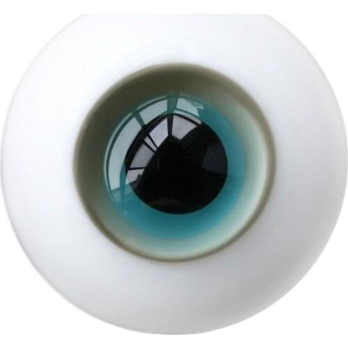 [wamami] L8728-1# 10mm Glass Eyes/Blue & Light Gray Eyes/Outfit For BJD Dollfie