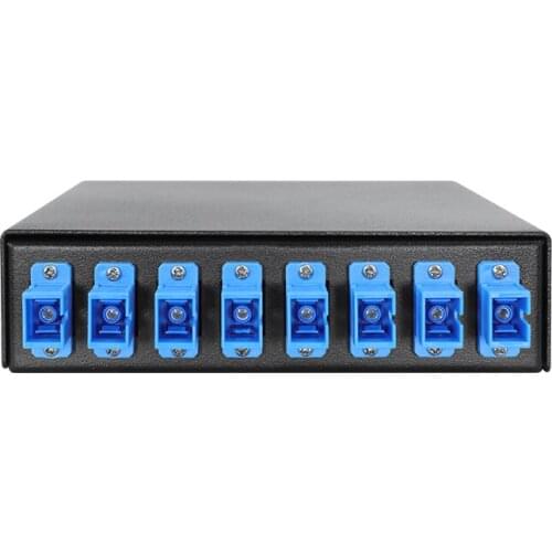 Youysi 8-port optical fiber distribution frame desktop pigtail optical fiber junction box with SC LC FC ST pigtail