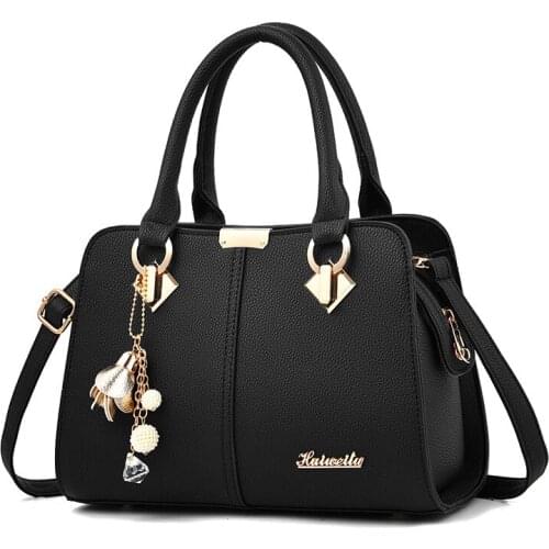 Western Style Female Handbag Purses Women Messenger Bag Soft PU Leather Crossbody Bag