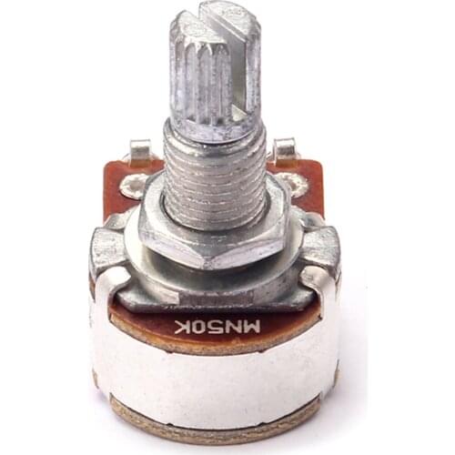 10x Alloy Linear Taper Rotary Potentiometers MN50K Fits Most Control Knobs