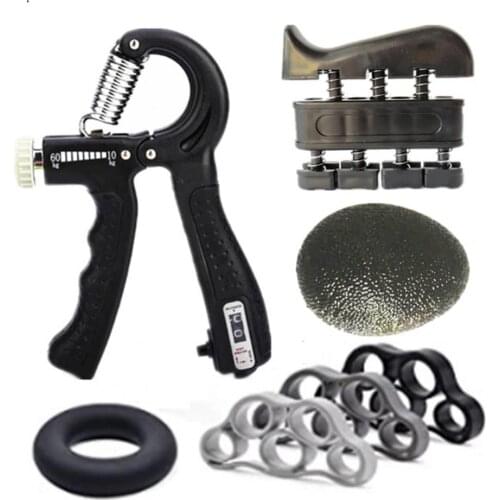 12Pc/Set Hand Grip Power Strength Expander Finger Training Sport Exercise Tool Power Strength