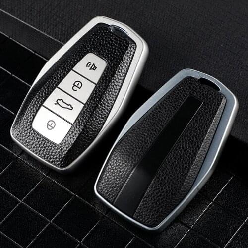 Carbon fiber tpu car key cover full case for geely coolray 2019-2020 boyue atlas nl3 x7 ex7 suv gt gc9 borui emgrand key shield