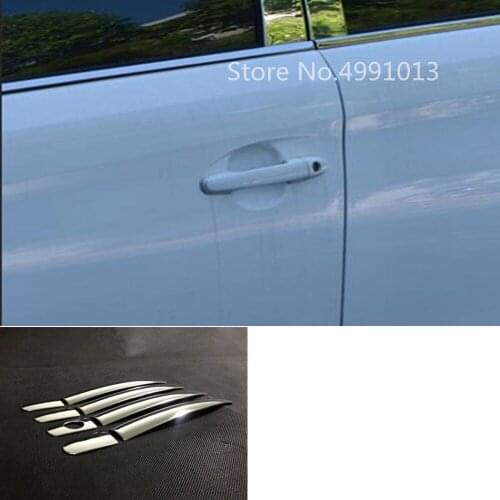 Car Body Cover Protect Detector Sticker Frame Trim Stainless Steel Door Handle 8pcs For Toyota Vios/Yaris Sedan 2017 2018 2019