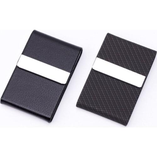 Stainless Steel Cigarette Case PU Leather Pressureproof Moistureproof Portable Storage Box Metal Smoking Tools Men Gift 7 Sticks