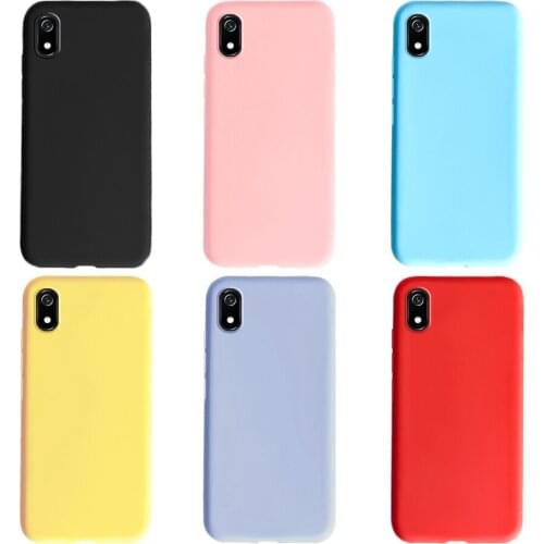 For Xiaomi Redmi 7 7A Case Matte Ultra Slim Silicone Phone Cover For Xiaomi Redmi 7A Coque Funda on Redmi7 Redmi7A Soft TPU Case