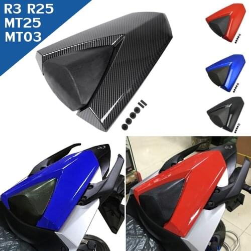 Rear Passenger Seat Cover Cowl For Yamaha MT03 YZF R3 R25 MT 03 MT25 MT-03 MT-25 YZF-R25 2013 2014 2015 2016 2017 2018 2019 2020