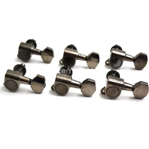 Niko Gun Black Electric Guitar Tuning Pegs Tuners Machine Head 6 in Line 6R Free Shipping Wholesales