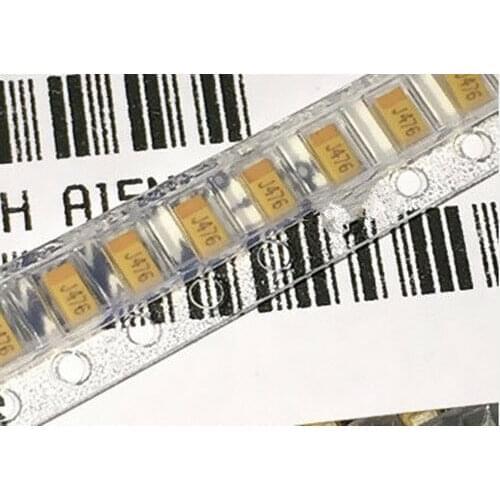 2000PCS 1206 6.3V 47uF J476 A-type A3216 TAJA476M006RNJ SMD tantalum capacitors