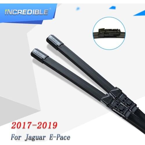 INCREDIBLE Wiper Blades for Jaguar E-Pace Fit Push Button Arms 2017 2018 2019