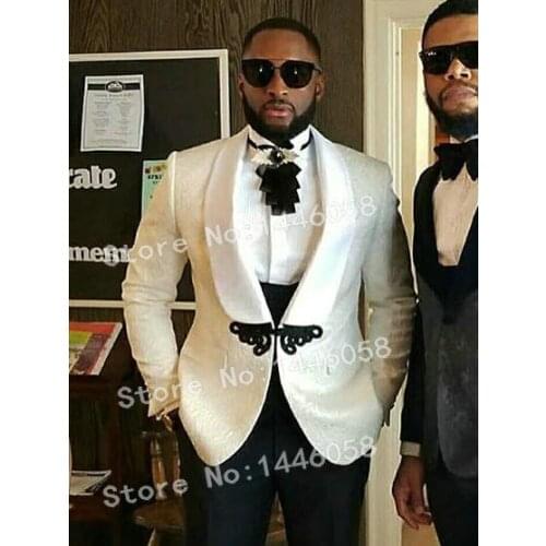 Latest Coat Pant Designs 2019 Men Suit China Style 3 Piece Formal Dinner Party Suits Slim Fit Groom Tuxedo Wedding Suits For Men