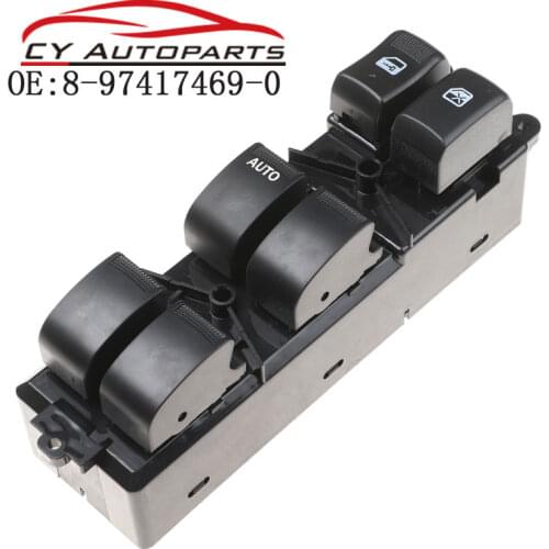 New Left Side Electric Power Window Control Switch Regulator Button Console For Isuzu 8-97417469-0 8974174690