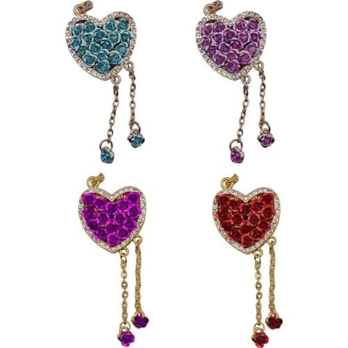 Pendrive 128GB high quality usb 2.0 flash drive 4GB 8GB 16GB 32GB 64GB metal heart shape flash disk cteative gifts pen drive usb