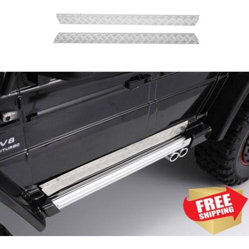 Radio control RC TRX6 6X6 G63 Shell Side Skid Skid Plate Metal Scratch Strip A / Mirror Mirror B upgrade parts