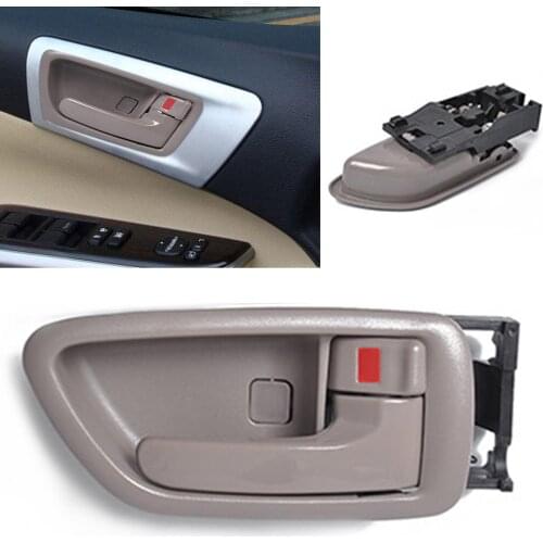 Car Interior Door Handle Gray Stone Chrome Lever Left For Toyota Avalon 2000 2001 2002 2003 2004 69206-AC010