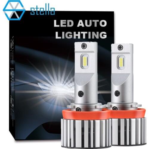 Stella H11 H7 LED canbus H8 HB4 no error headlight fog lights H1 H4 9005 9006 LED diode lamp for auto 12V car bulbs small size