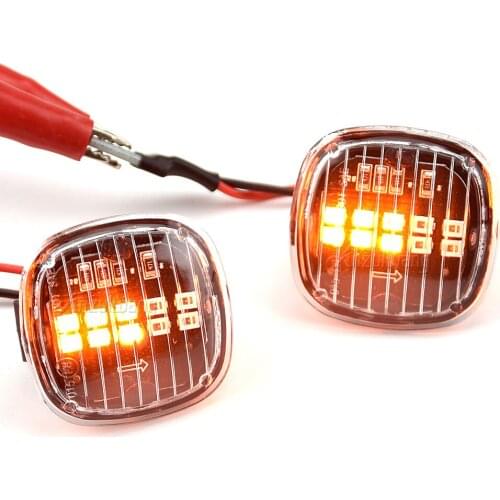 2PCS LED Dynamic Side Marker Turn Signal Light for SKODA Octavia Roomster Rapid Fabia SEAT Cordoba Ibiza Leon for AUDI A3 A4 A8