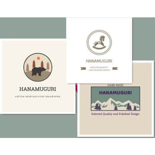 Factory Price Customized 6.6*6.6cm Woven Labels 75D high density CLoth Wasable Labels