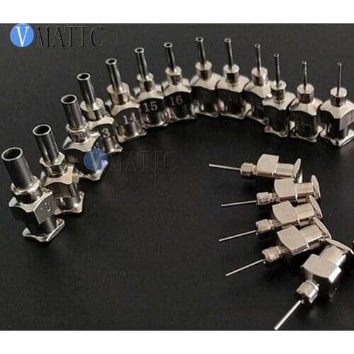 High Quality Precision Metal Blunt Stainless Steel Tip 12pcs Liquid Dispensing Needles Glue Syringe Dispenser Needle 1/4 Inch