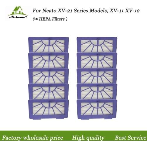 Grade AAAA 10 x Hepa Filters Replacement for Neato xv-11 xv-12 xv-14 xv-15 xv-21 Cleaner XV Signature Pro Vacuum Cleaner Parts