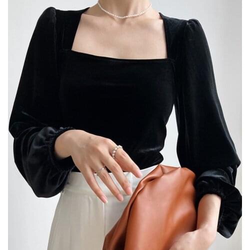 Zhangweiwei Womens Black Shirts