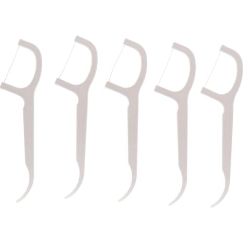 30/50/100pcs Dental Flosser Oral Hygiene Dental Sticks ABS Floss Dental Water Floss Oral Teeth Pick Tooth Picks