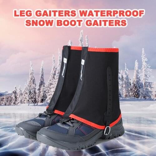 1 Pair Waterproof Outdoor Hiking Walking Climbing Hunting Snow Legging Gaiters Ski Gaiters For Men And Women