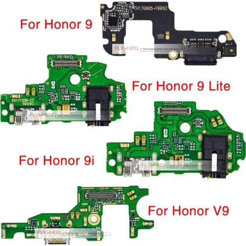 1pcs Charger Data Flex Cable For Huawei Honor 9 Lite 9i V9 USB Charging Dock Jack Plug Socket Port Connector Repair Parts