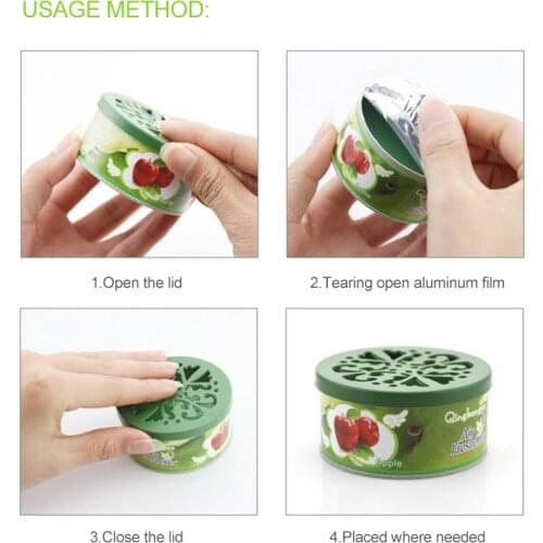 1pcs Air Freshener In The Car Interior Decoration Fruity Car Perfume Solid Indoor Deodorizing Scent Fragrance Car Accessories