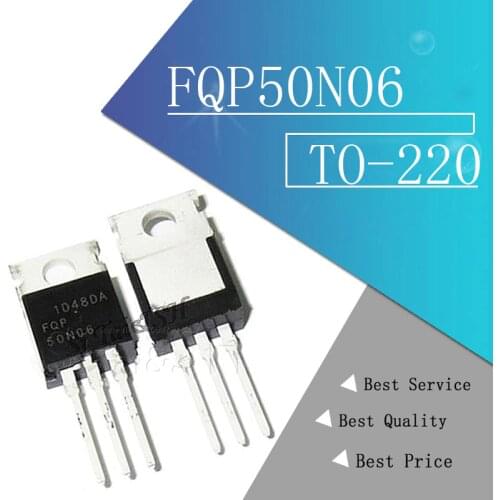 10PCS FQP50N06 TO220 50N06 TO-220
