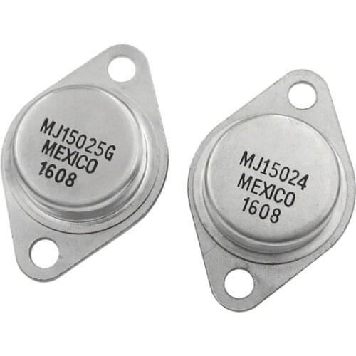 10pcs/lot Gold seal transistor MJ15024 MJ15025 MJ15024G MJ15025G TO-3 original authentic ( 5PCS MJ15024 X 5PCS MJ15025 )