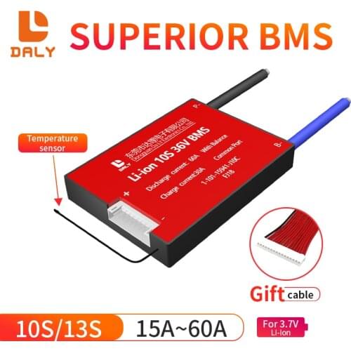 DALY Smart BMS 3S ~ 24S Li-ion LifePO4 LTO Battery Protection Board 80A 100A 8S 10S 12S 13S 14S 16S 17s 20s With Bluetooth App