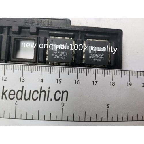 2PCS new original 100% qualit ISPLSI5256VE-100LT100-80I CPLD 5000VE Family 12K Gates 256 Macro Cells 100MHz 3.3V 100-Pin TQFP