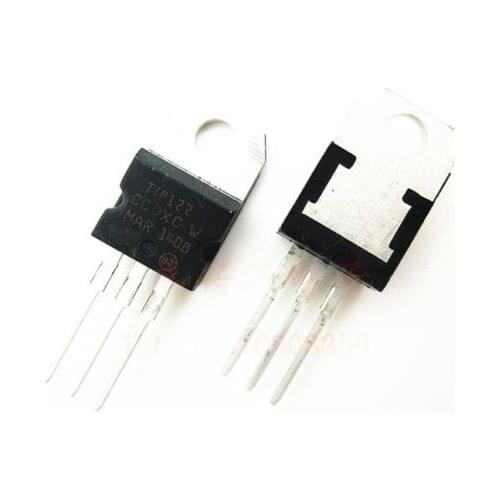 5 PCS TIP122 TO-220 Transistor Complementary NPN 100V 5A NEW