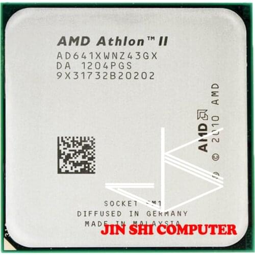 Free Shipping AMD Athlon II X4 641 2.8GHz Quad-core CPU Processor AD641XWNZ43GX Socket FM1