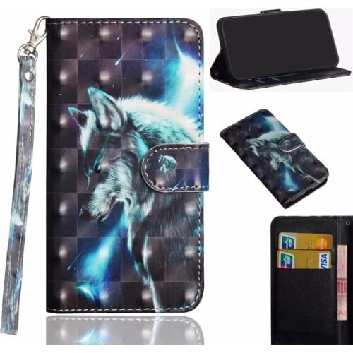 Alcatel 1X case cover luxury 3D painting wallet leather case For Alcatel 1X 5059D 5059Y 5059X 5059T 5059J 5059I 5059A phone case