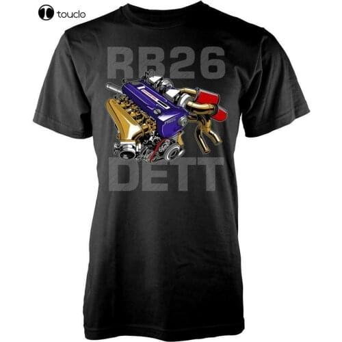 Japanese Car Part Engine Rb26 Dett Sports Car Adult T Shirt Tee Shirt