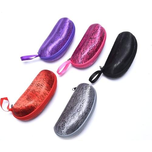 1Pcs Fashion Sunglasses Hard Case Zipper EVA Peanut Portable Reading Glasses Eyeglass Holder Protector Box Eyewear Accessories