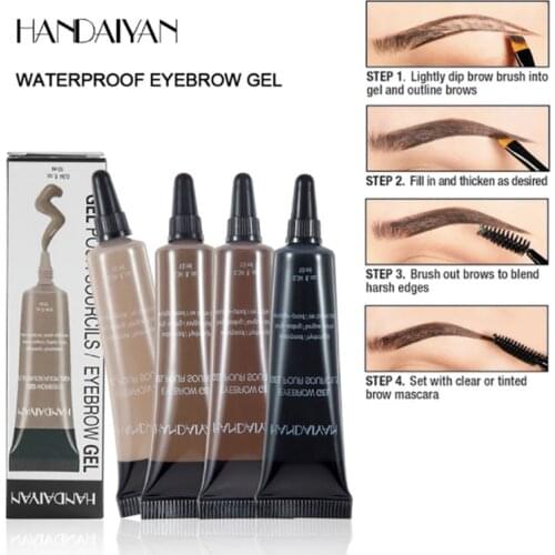 Eyebrows Brwi Gel De Lapiz Cejas Potenciadores Permanente Pommade Teinture Sourcil Sobrancelha Tatuaze Wodoodporne Maquillaje